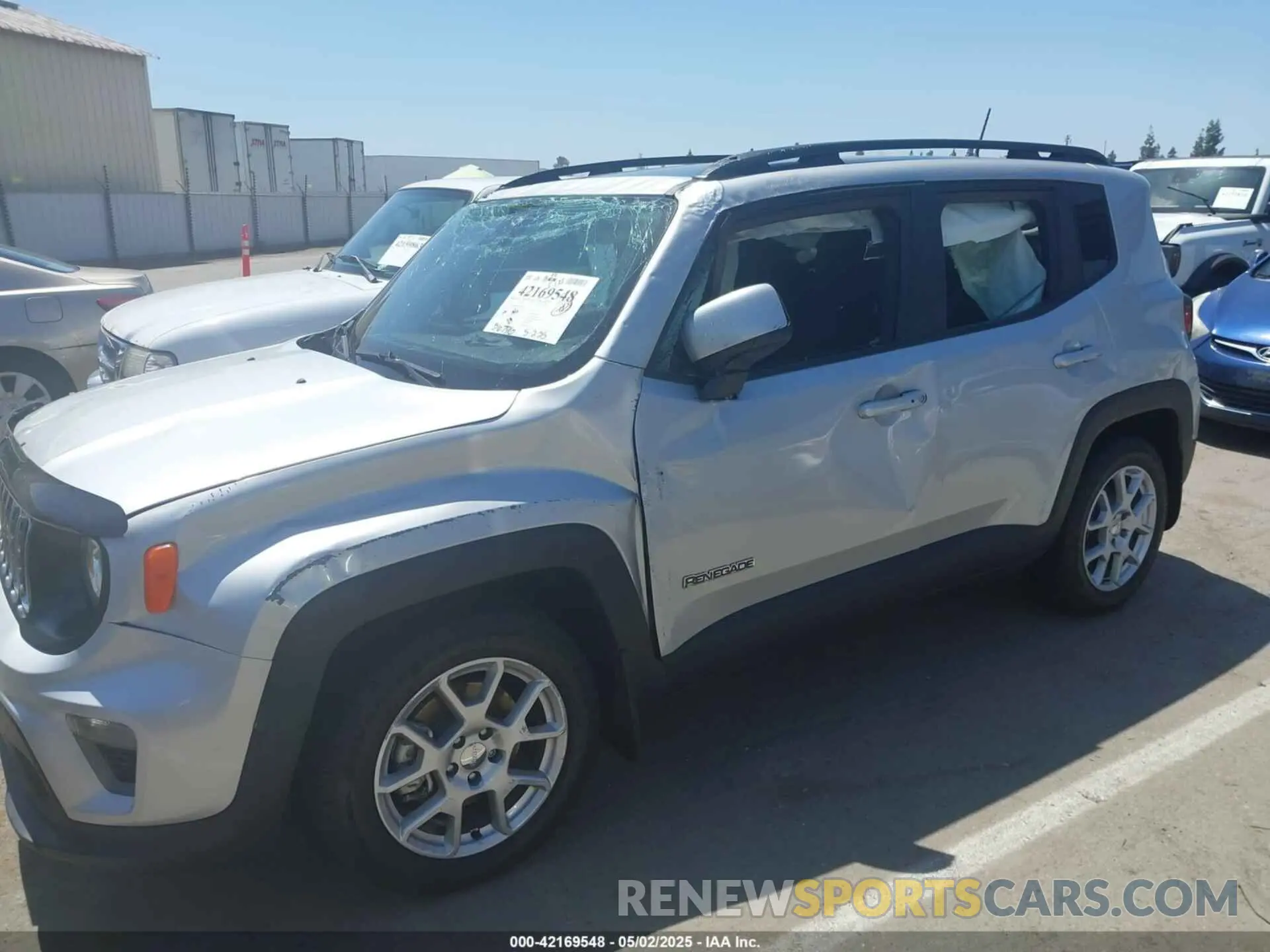 6 fotografías del automóvil dañado ZACNJCBB8MPN10712 JEEP RENEGADE 2021