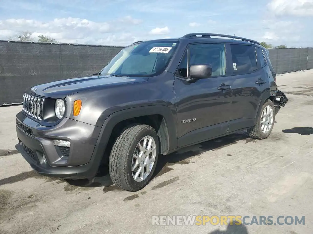 1 fotografías del automóvil dañado ZACNJCBB9MPN08080 JEEP RENEGADE 2021