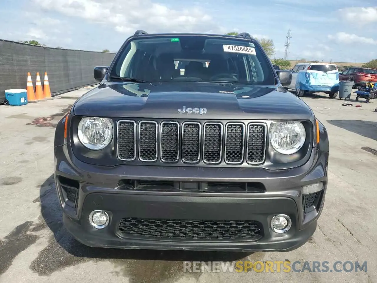 5 fotografías del automóvil dañado ZACNJCBB9MPN08080 JEEP RENEGADE 2021