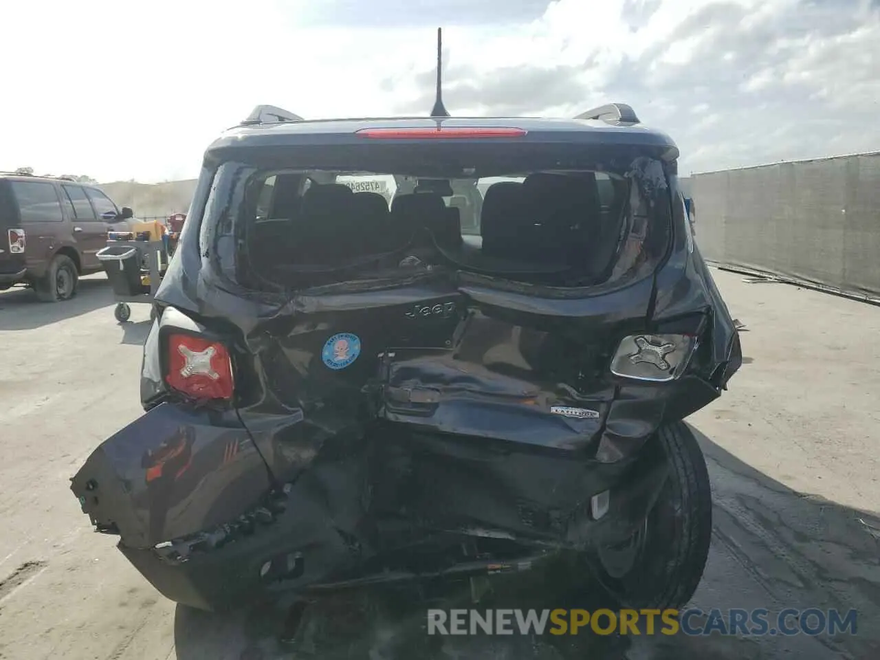 6 fotografías del automóvil dañado ZACNJCBB9MPN08080 JEEP RENEGADE 2021