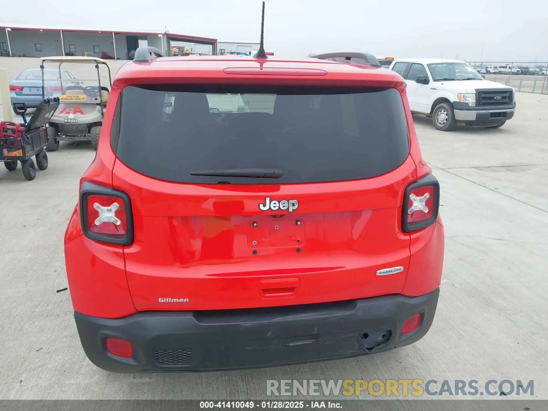 16 fotografías del automóvil dañado ZACNJCBBXMPM21045 JEEP RENEGADE 2021