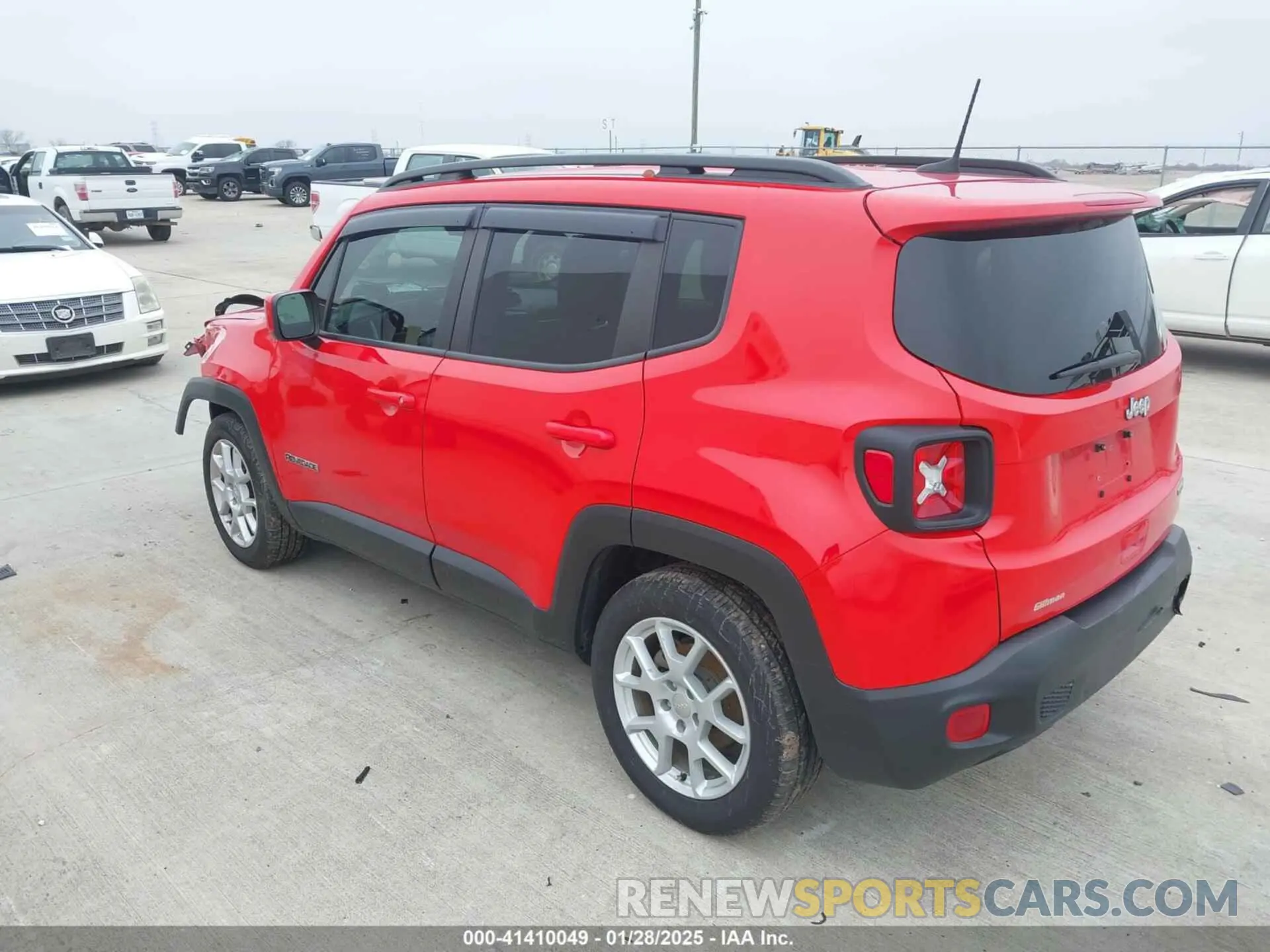 3 fotografías del automóvil dañado ZACNJCBBXMPM21045 JEEP RENEGADE 2021