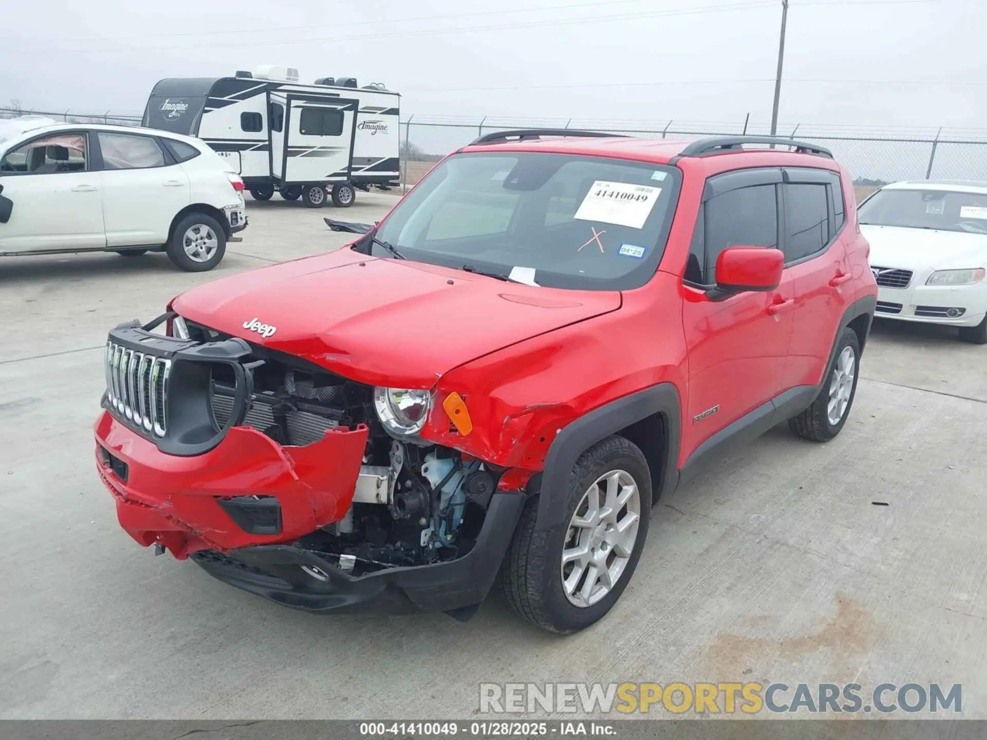 6 fotografías del automóvil dañado ZACNJCBBXMPM21045 JEEP RENEGADE 2021
