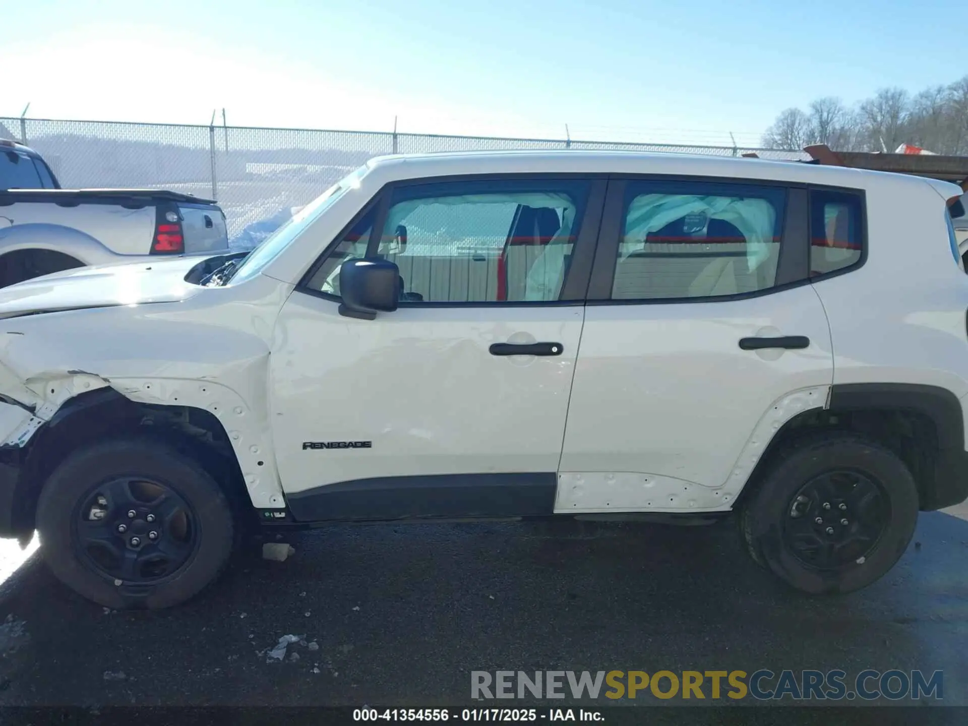 14 fotografías del automóvil dañado ZACNJDAB0MPN28743 JEEP RENEGADE 2021