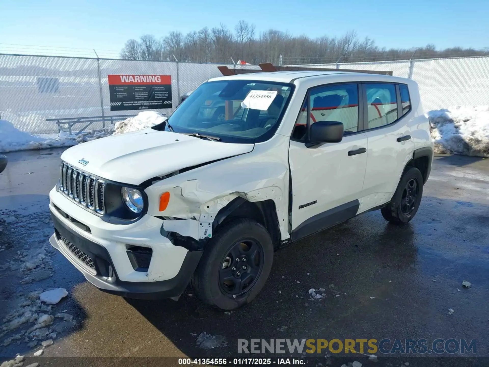 2 fotografías del automóvil dañado ZACNJDAB0MPN28743 JEEP RENEGADE 2021