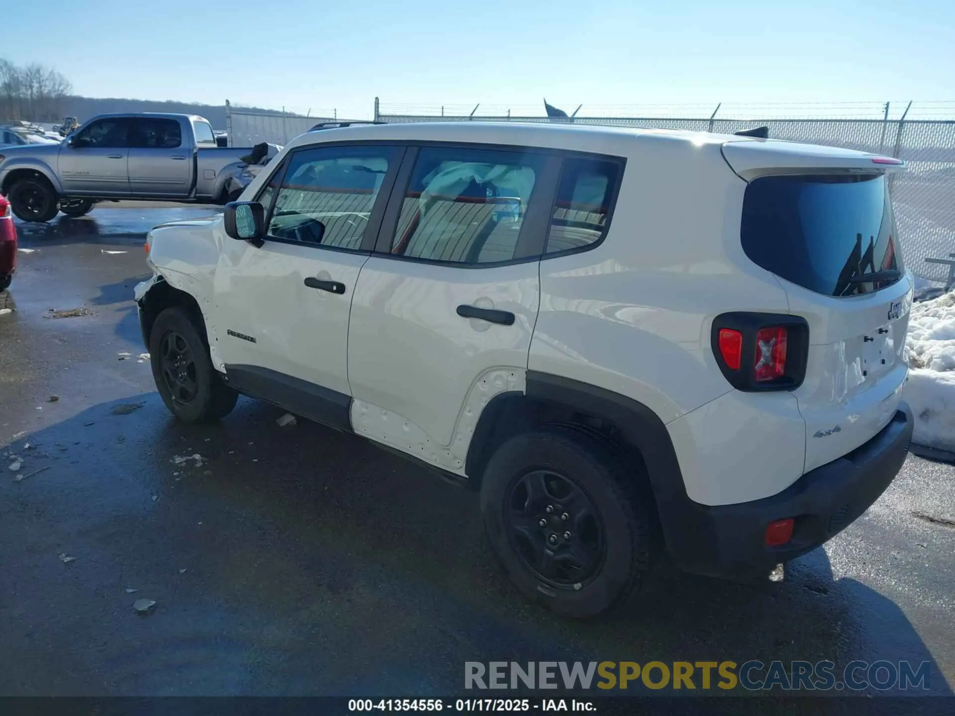 3 fotografías del automóvil dañado ZACNJDAB0MPN28743 JEEP RENEGADE 2021