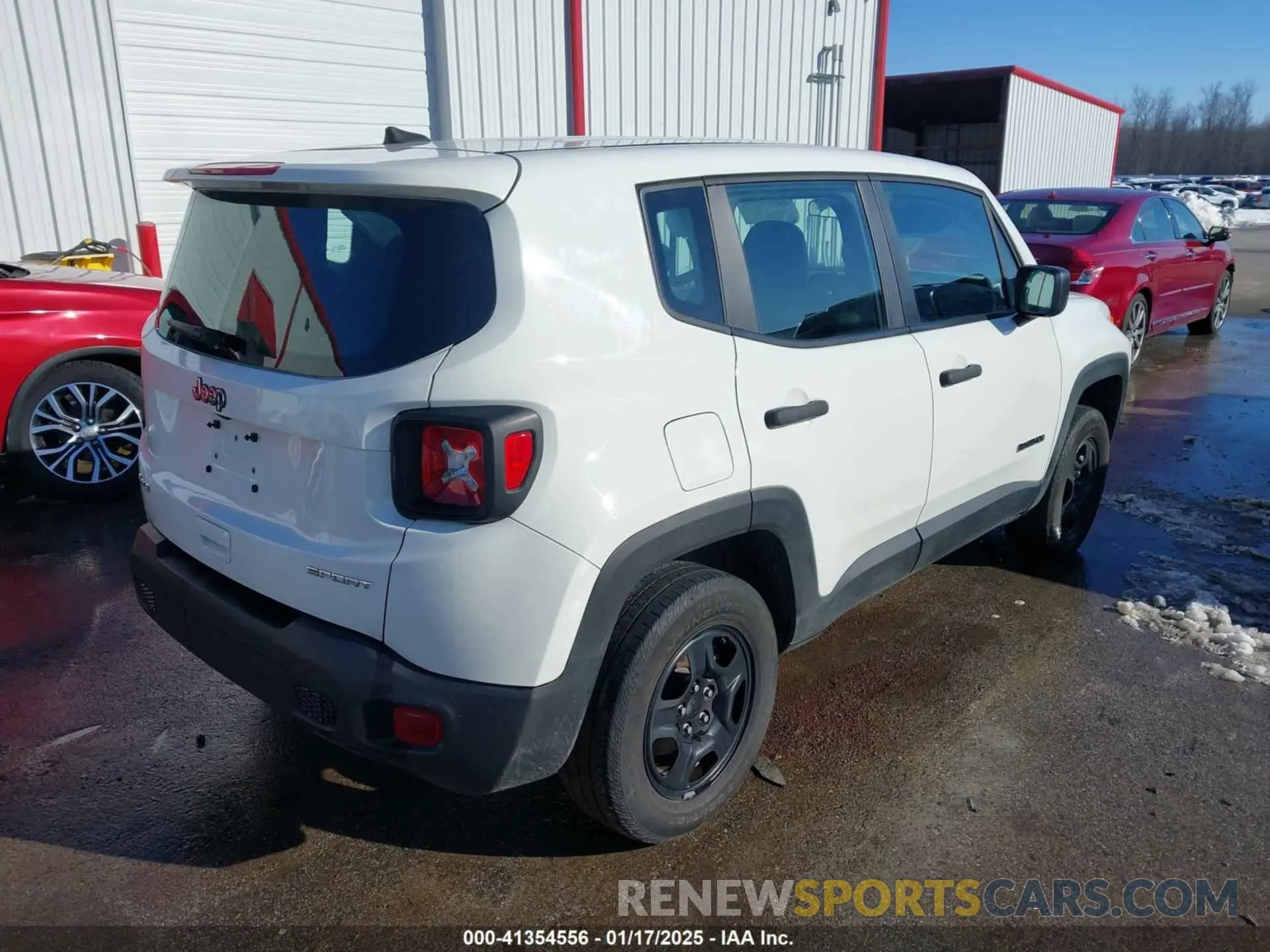 4 fotografías del automóvil dañado ZACNJDAB0MPN28743 JEEP RENEGADE 2021