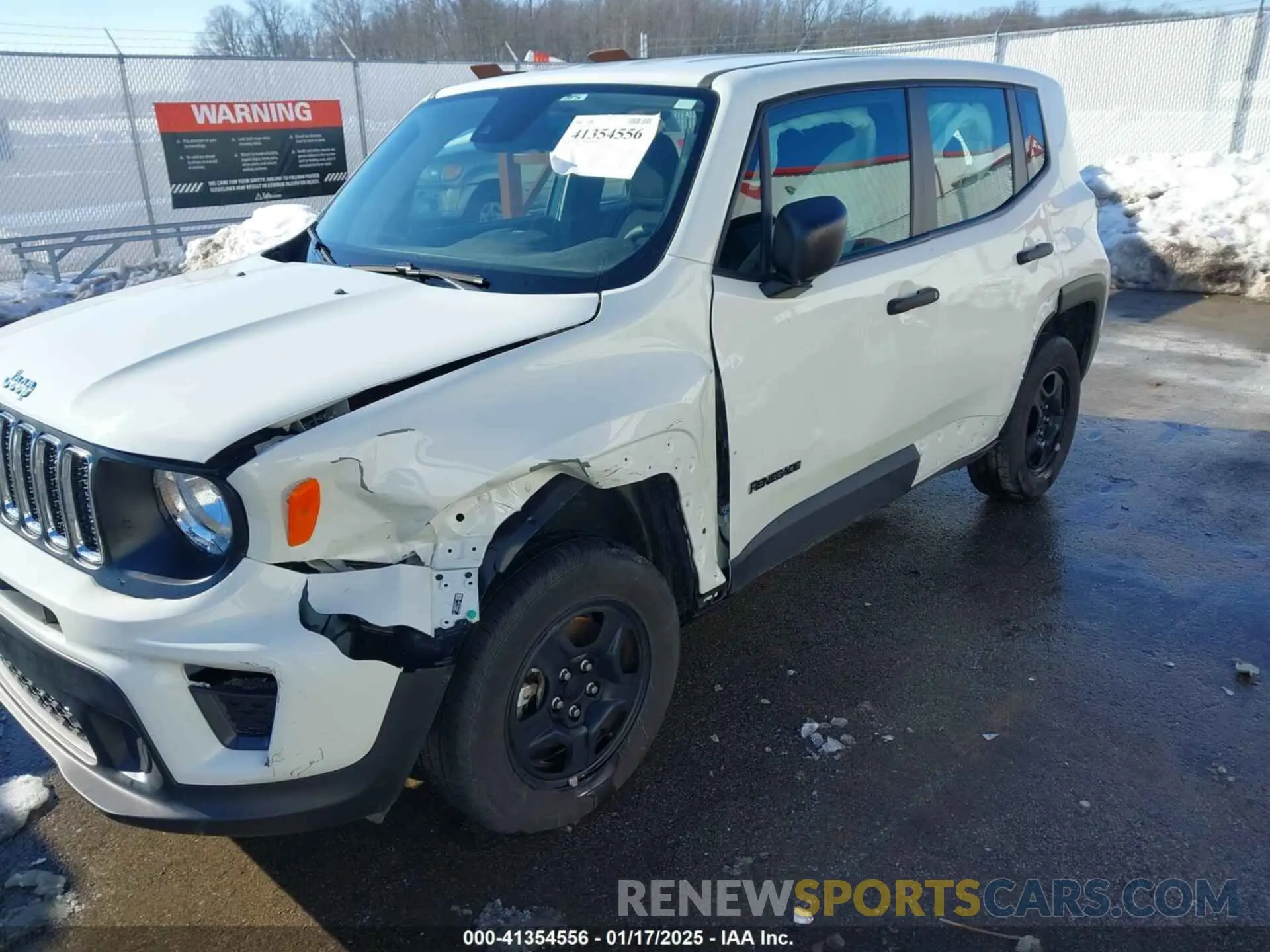 6 fotografías del automóvil dañado ZACNJDAB0MPN28743 JEEP RENEGADE 2021