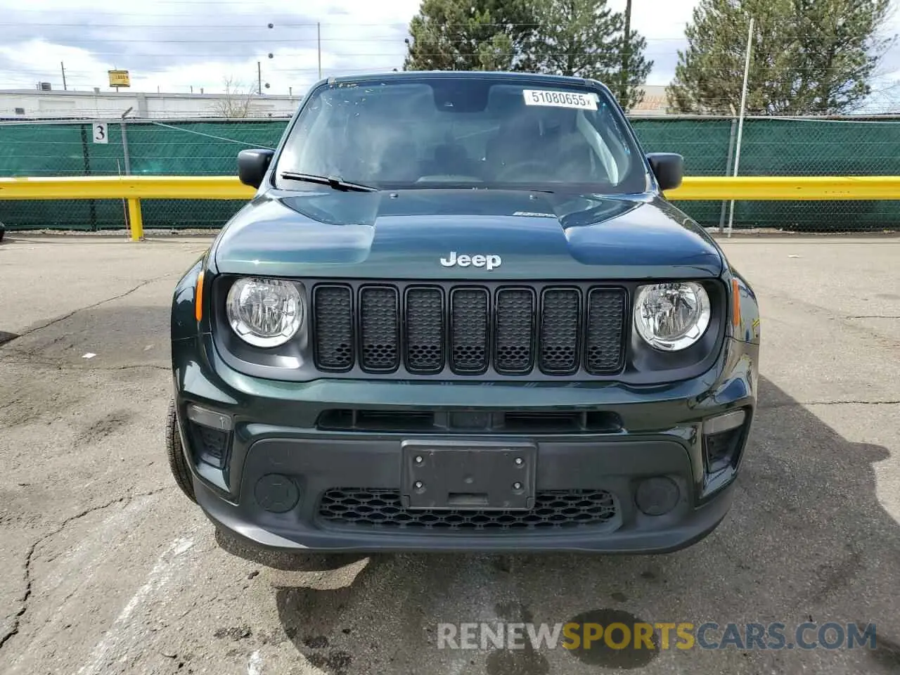 5 fotografías del automóvil dañado ZACNJDAB1MPM46410 JEEP RENEGADE 2021