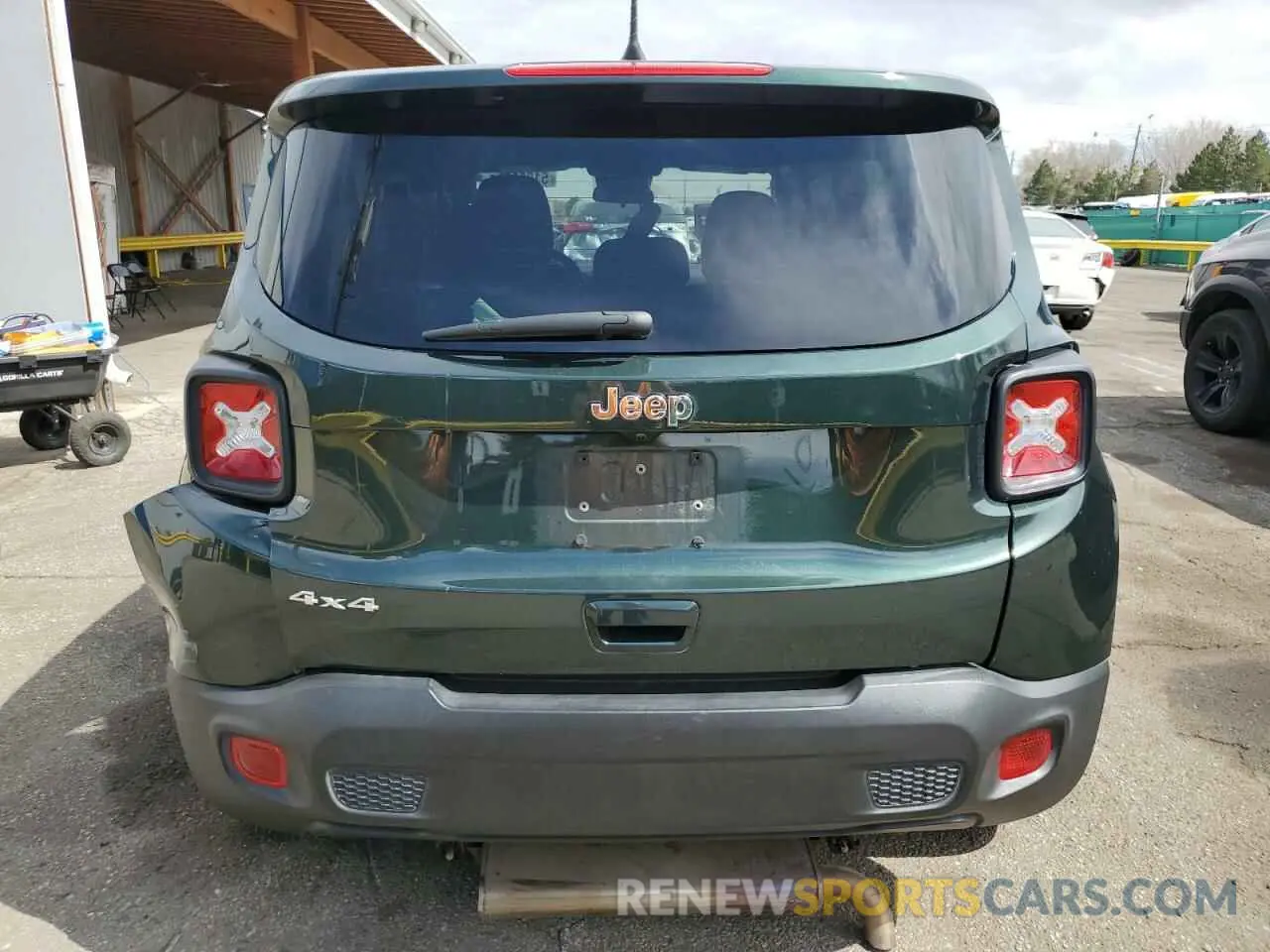 6 fotografías del automóvil dañado ZACNJDAB1MPM46410 JEEP RENEGADE 2021
