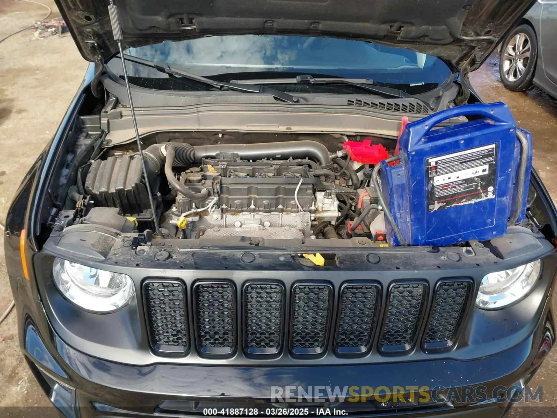10 fotografías del automóvil dañado ZACNJDAB1MPN28069 JEEP RENEGADE 2021