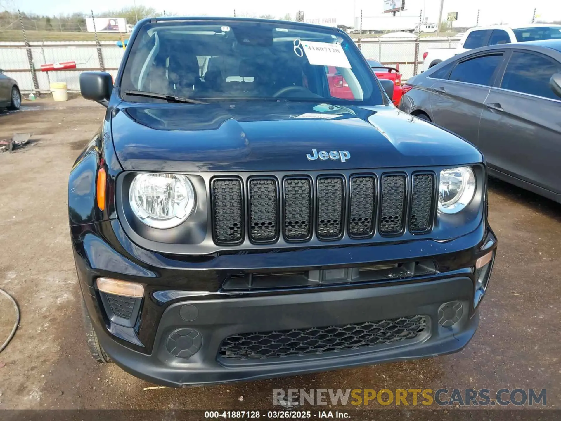 12 fotografías del automóvil dañado ZACNJDAB1MPN28069 JEEP RENEGADE 2021