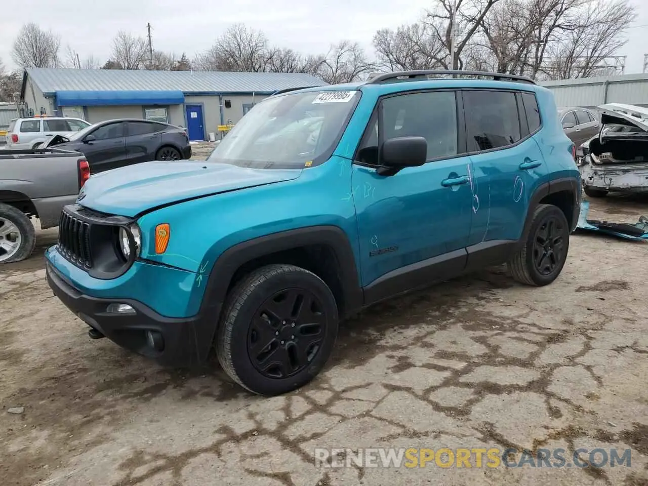 1 fotografías del automóvil dañado ZACNJDAB2MPM64575 JEEP RENEGADE 2021