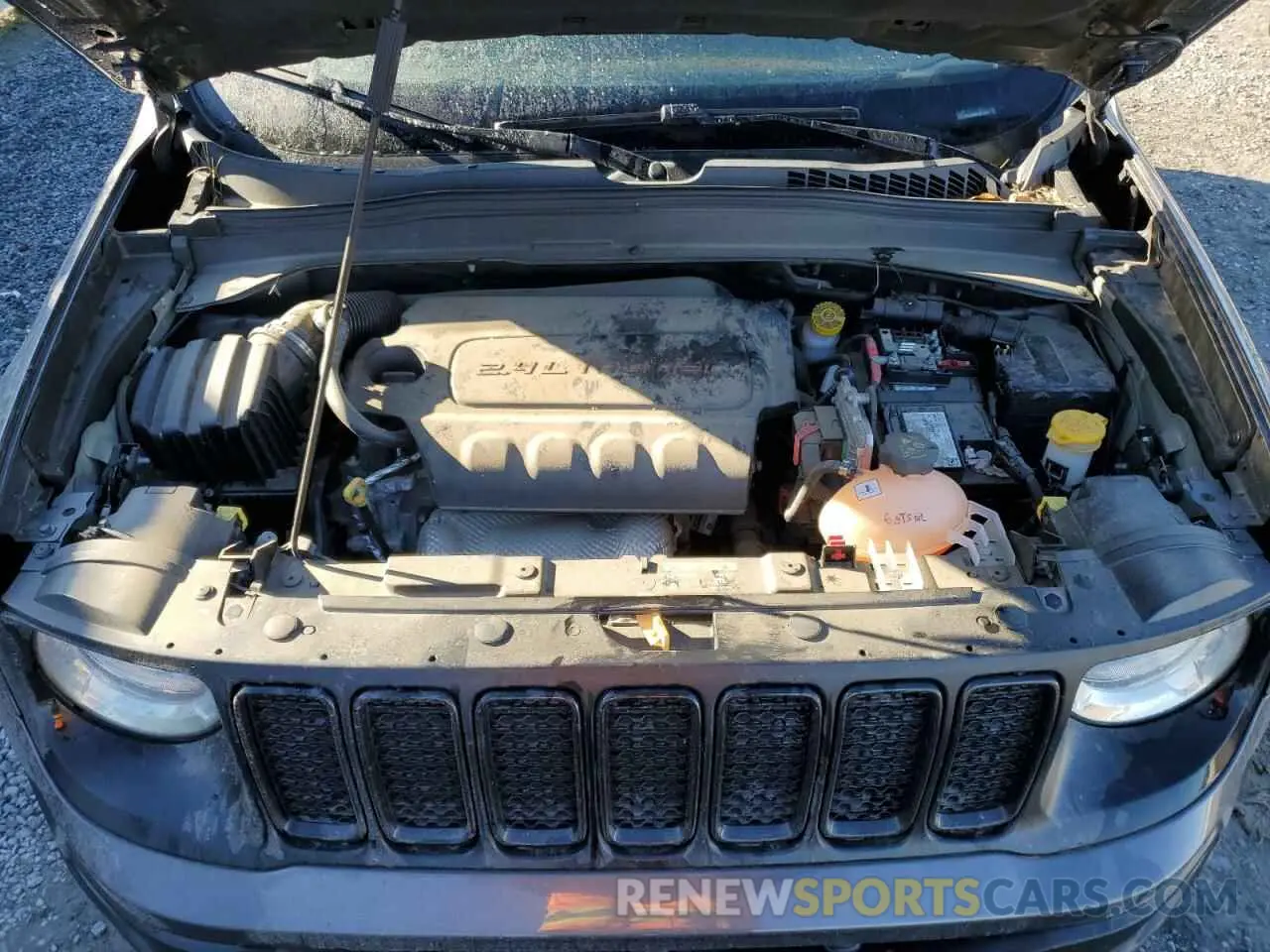 12 fotografías del automóvil dañado ZACNJDAB4MPM21517 JEEP RENEGADE 2021