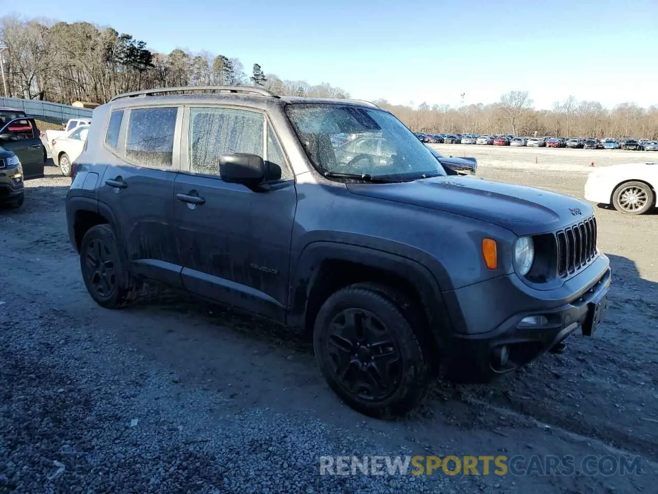 4 fotografías del automóvil dañado ZACNJDAB4MPM21517 JEEP RENEGADE 2021
