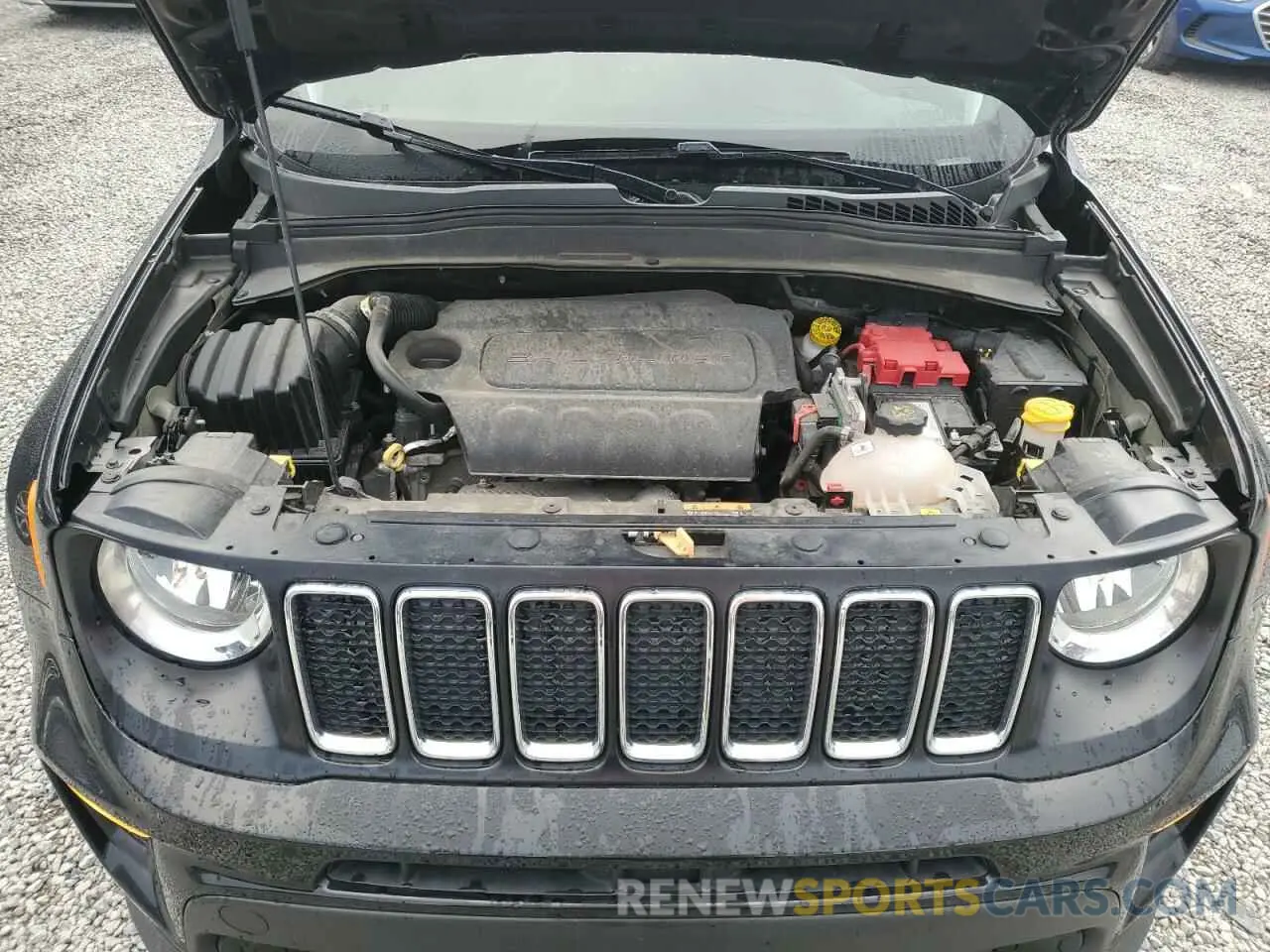12 fotografías del automóvil dañado ZACNJDAB4MPM38964 JEEP RENEGADE 2021
