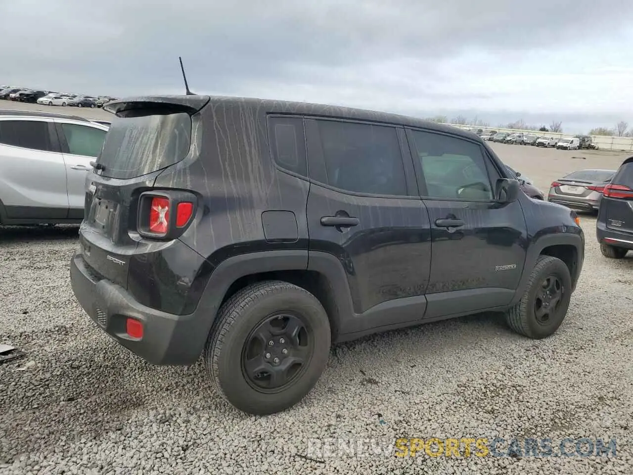 3 fotografías del automóvil dañado ZACNJDAB4MPM38964 JEEP RENEGADE 2021