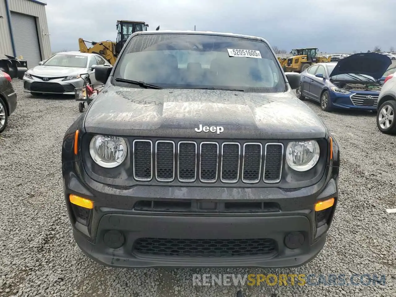 5 fotografías del automóvil dañado ZACNJDAB4MPM38964 JEEP RENEGADE 2021