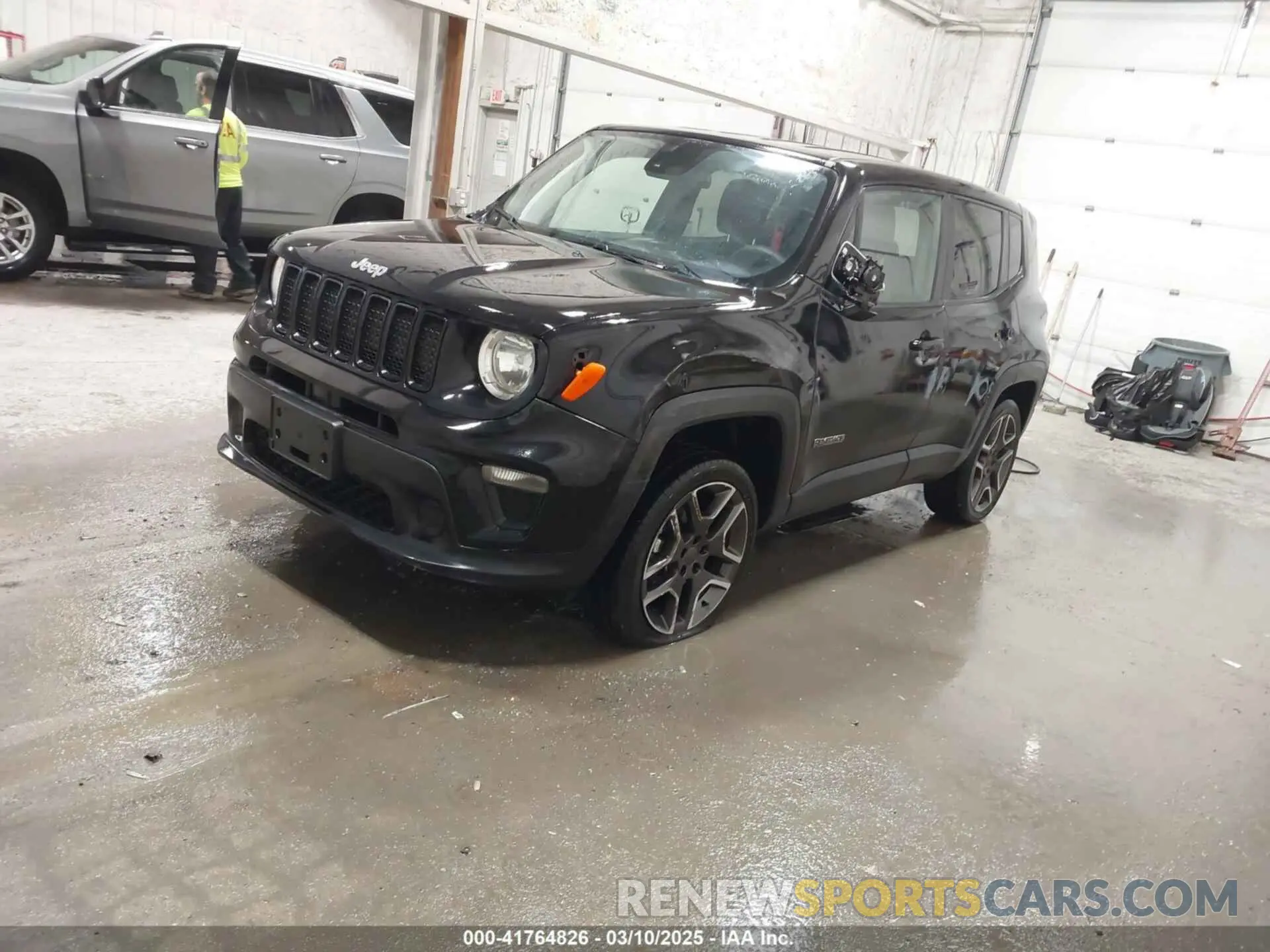 2 fotografías del automóvil dañado ZACNJDAB4MPN34884 JEEP RENEGADE 2021