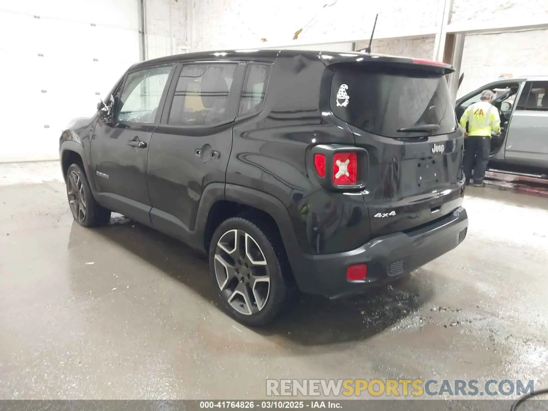 3 fotografías del automóvil dañado ZACNJDAB4MPN34884 JEEP RENEGADE 2021