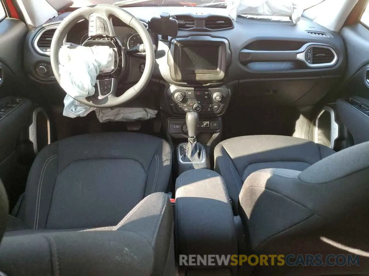8 fotografías del automóvil dañado ZACNJDAB6MPM22488 JEEP RENEGADE 2021
