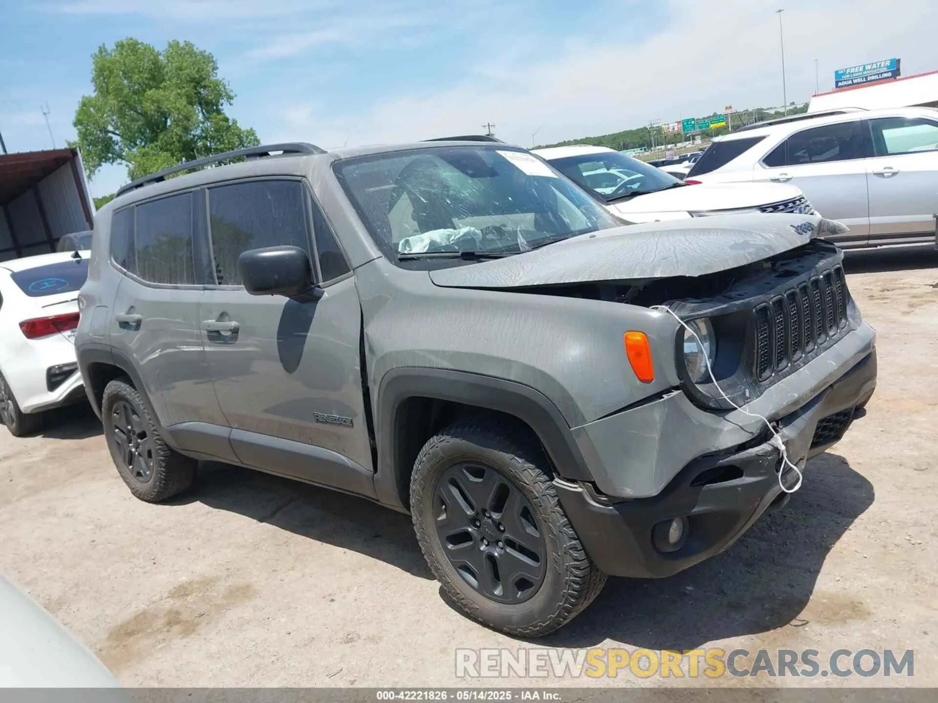13 fotografías del automóvil dañado ZACNJDAB6MPM54762 JEEP RENEGADE 2021