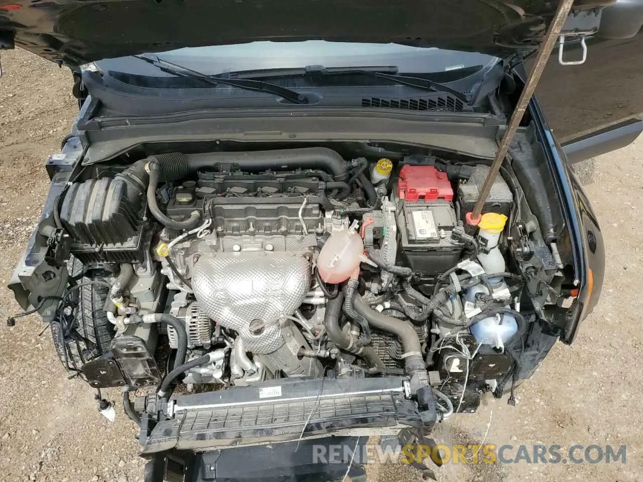 12 fotografías del automóvil dañado ZACNJDAB6MPN32408 JEEP RENEGADE 2021