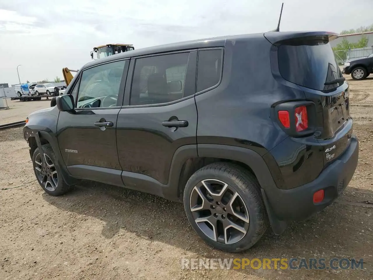 2 fotografías del automóvil dañado ZACNJDAB6MPN32408 JEEP RENEGADE 2021
