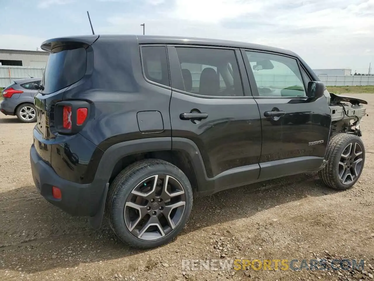 3 fotografías del automóvil dañado ZACNJDAB6MPN32408 JEEP RENEGADE 2021