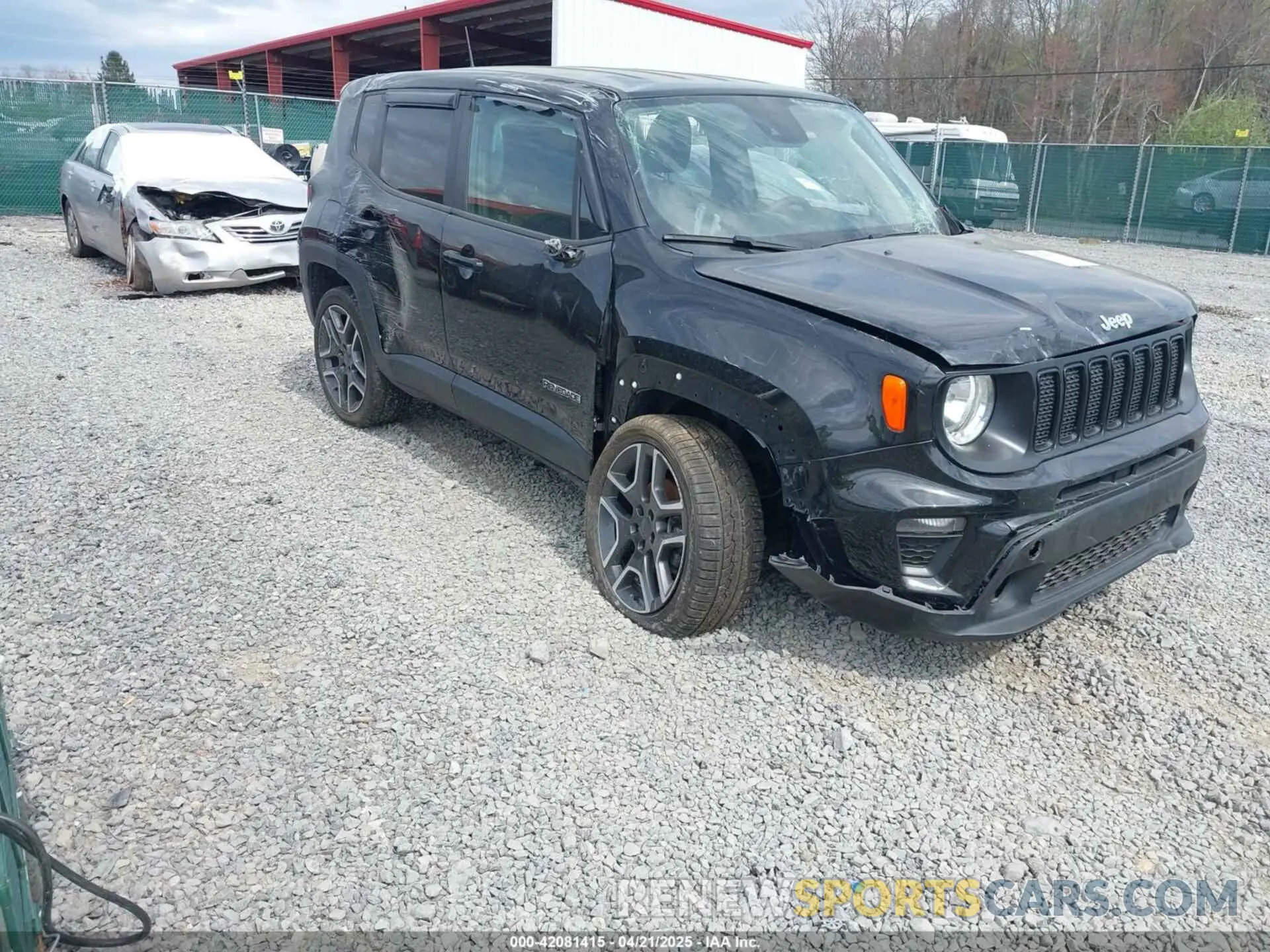 1 fotografías del automóvil dañado ZACNJDAB7MPM31877 JEEP RENEGADE 2021