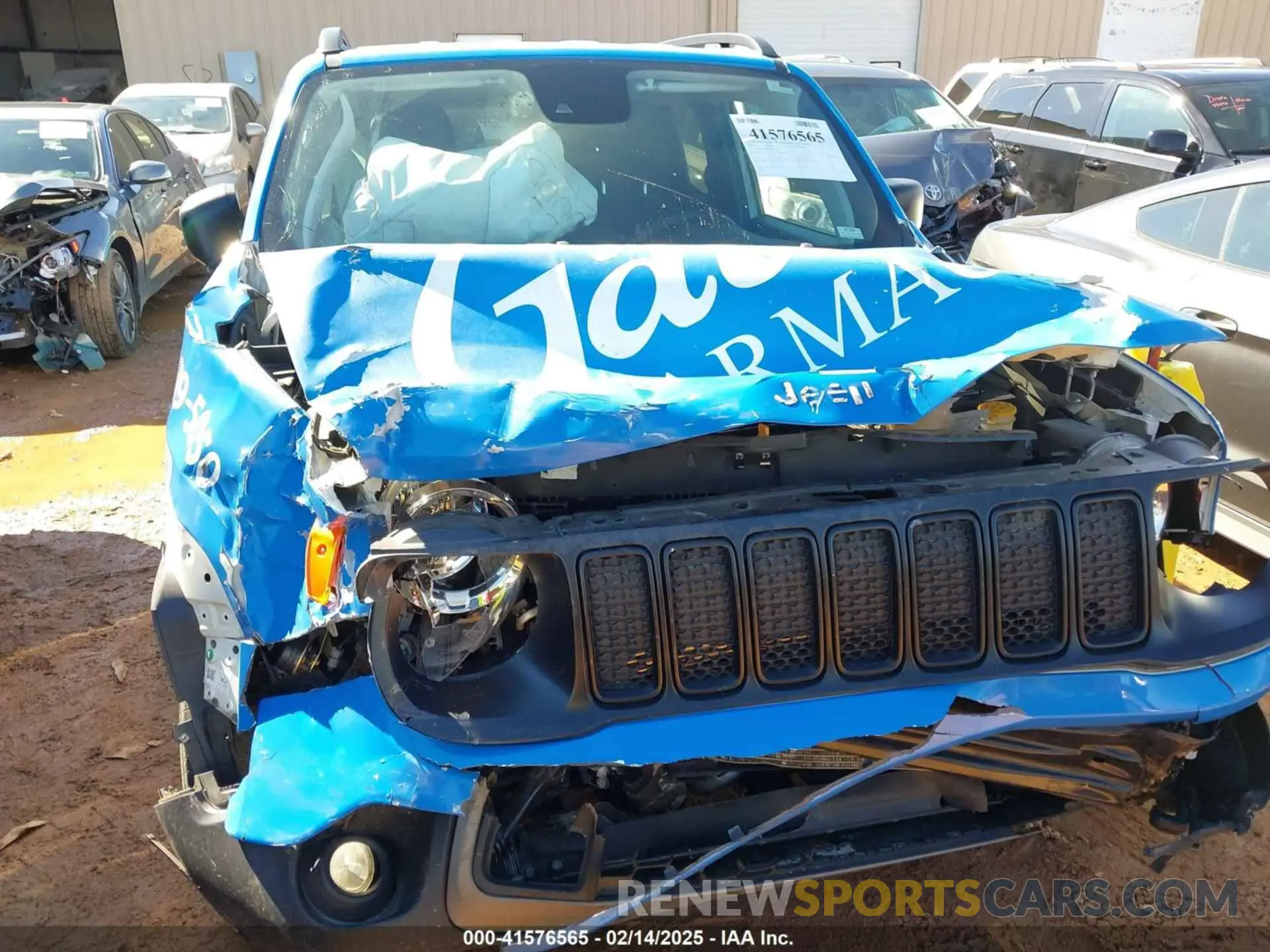 6 fotografías del automóvil dañado ZACNJDAB8MPN11253 JEEP RENEGADE 2021