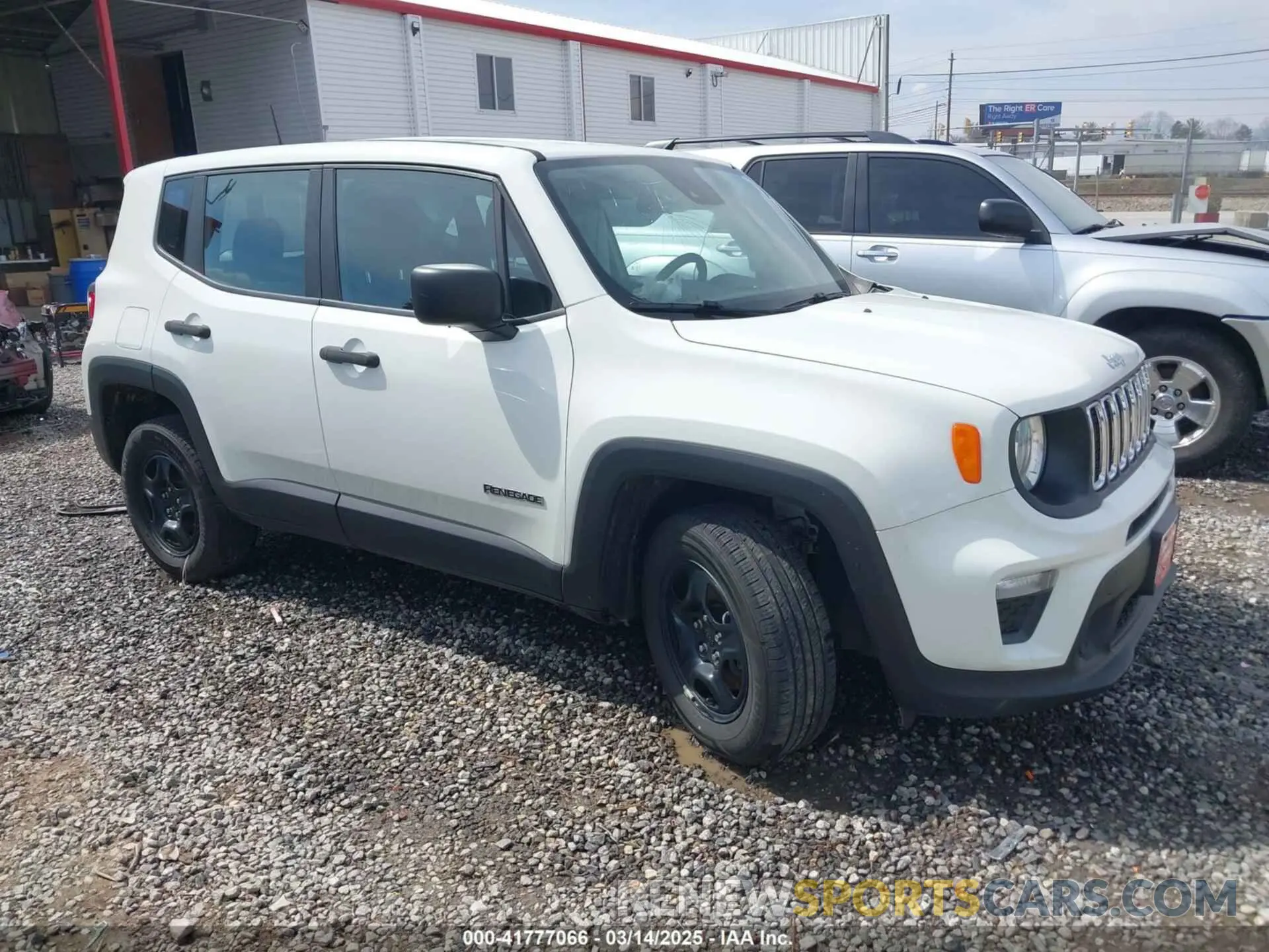 1 fotografías del automóvil dañado ZACNJDAB9MPM41519 JEEP RENEGADE 2021