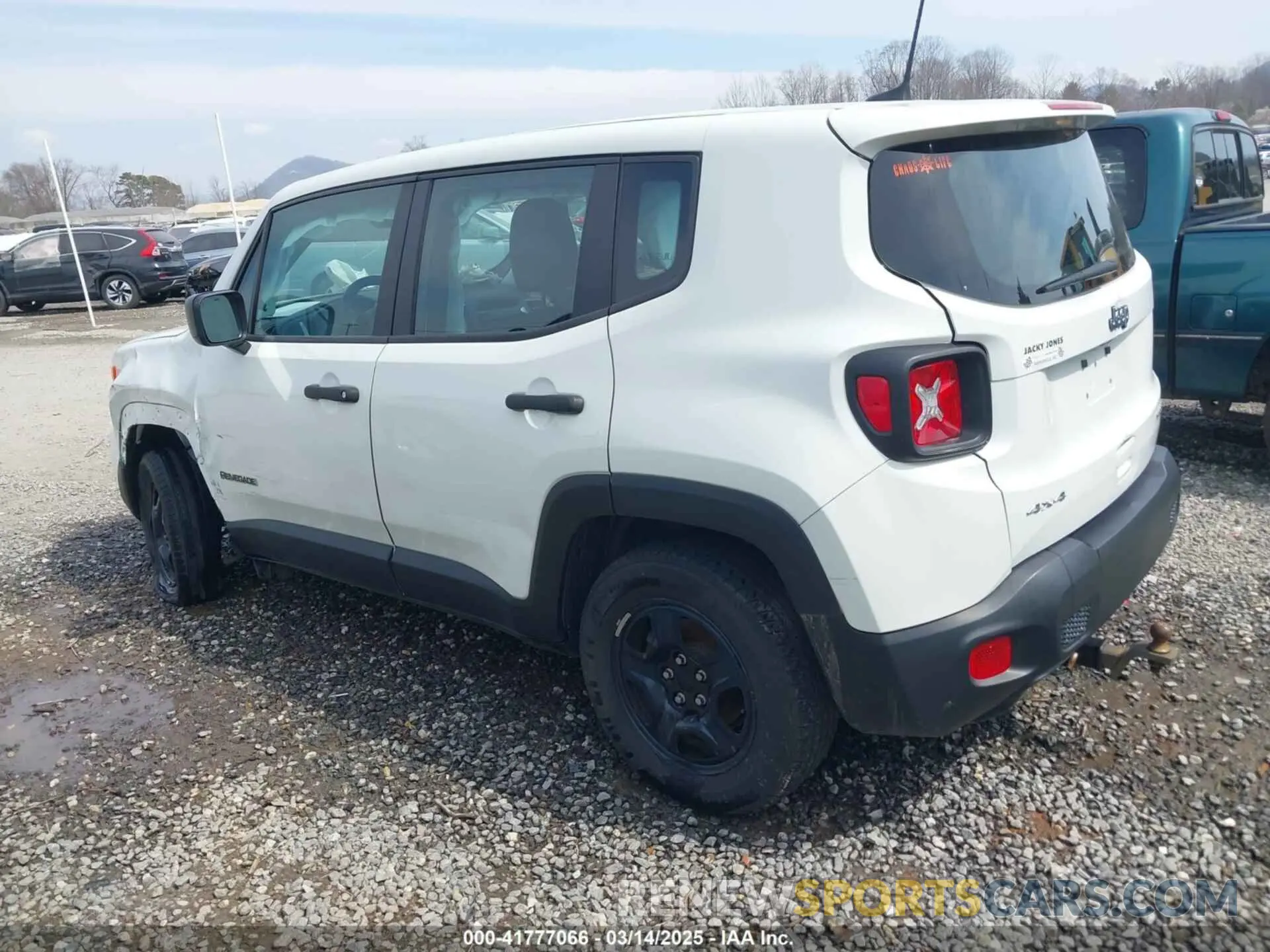 3 fotografías del automóvil dañado ZACNJDAB9MPM41519 JEEP RENEGADE 2021