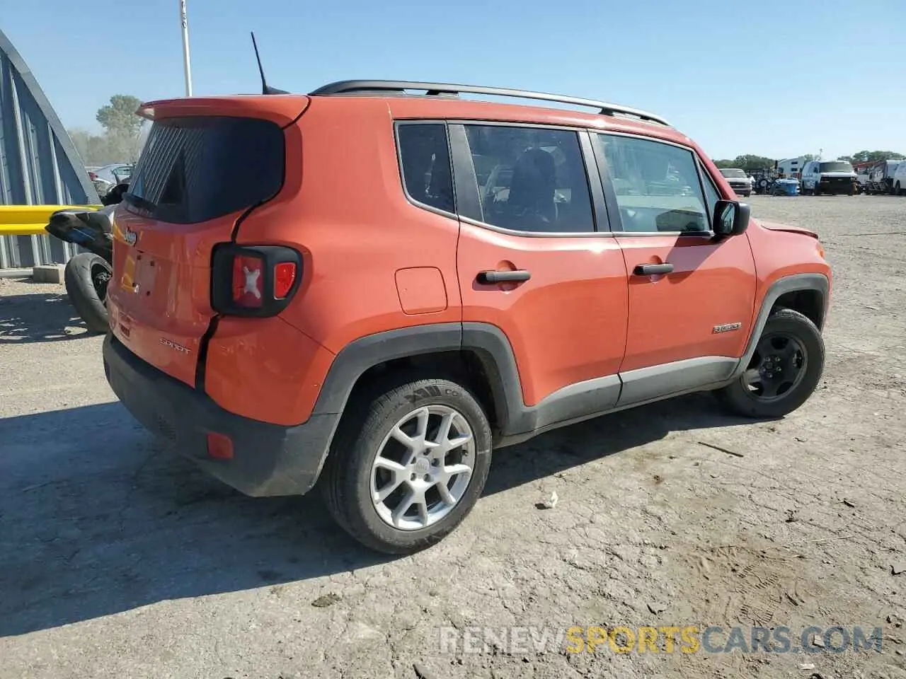 3 fotografías del automóvil dañado ZACNJDABXMPN09066 JEEP RENEGADE 2021