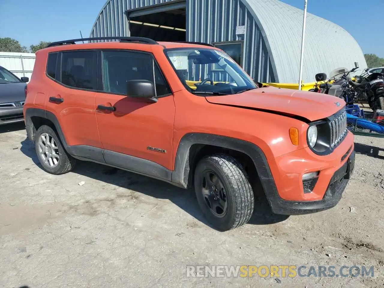 4 fotografías del automóvil dañado ZACNJDABXMPN09066 JEEP RENEGADE 2021