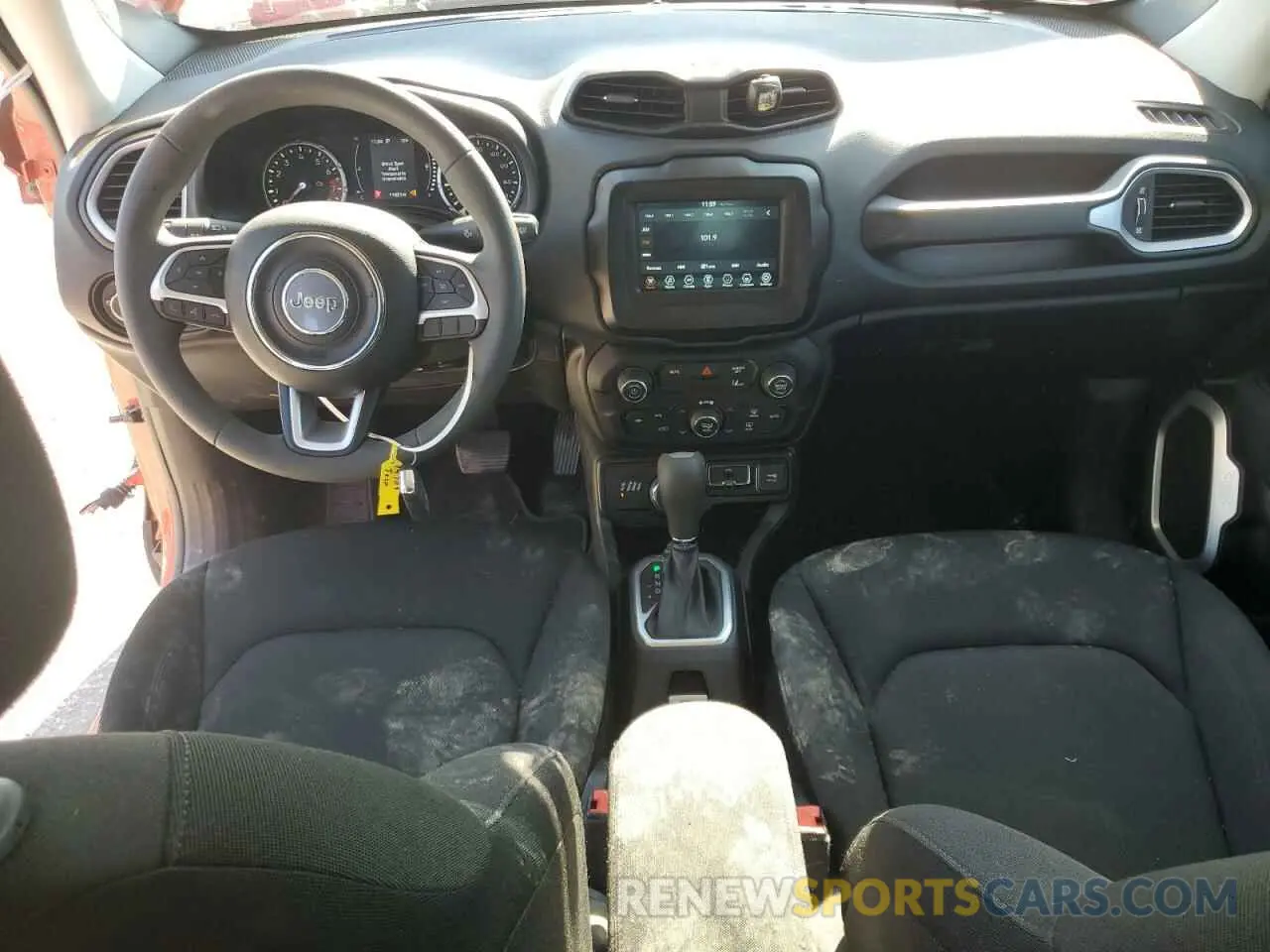 8 fotografías del automóvil dañado ZACNJDABXMPN09066 JEEP RENEGADE 2021