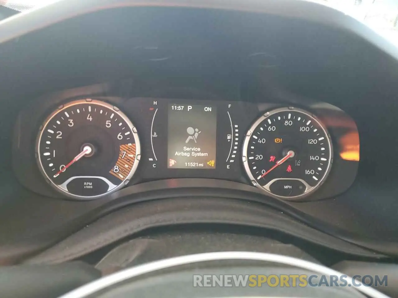 9 fotografías del automóvil dañado ZACNJDABXMPN09066 JEEP RENEGADE 2021