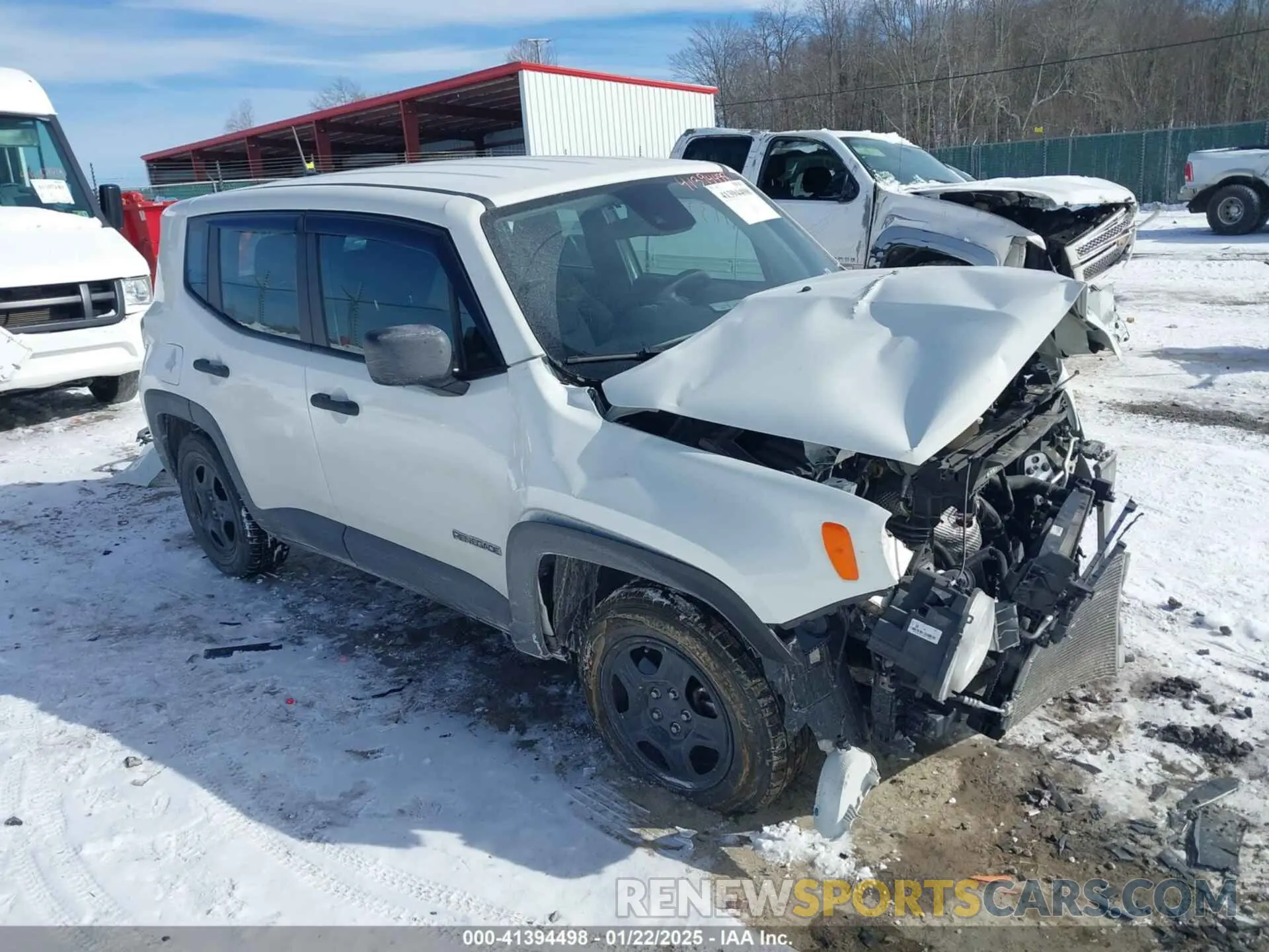 1 fotografías del automóvil dañado ZACNJDABXMPN11013 JEEP RENEGADE 2021
