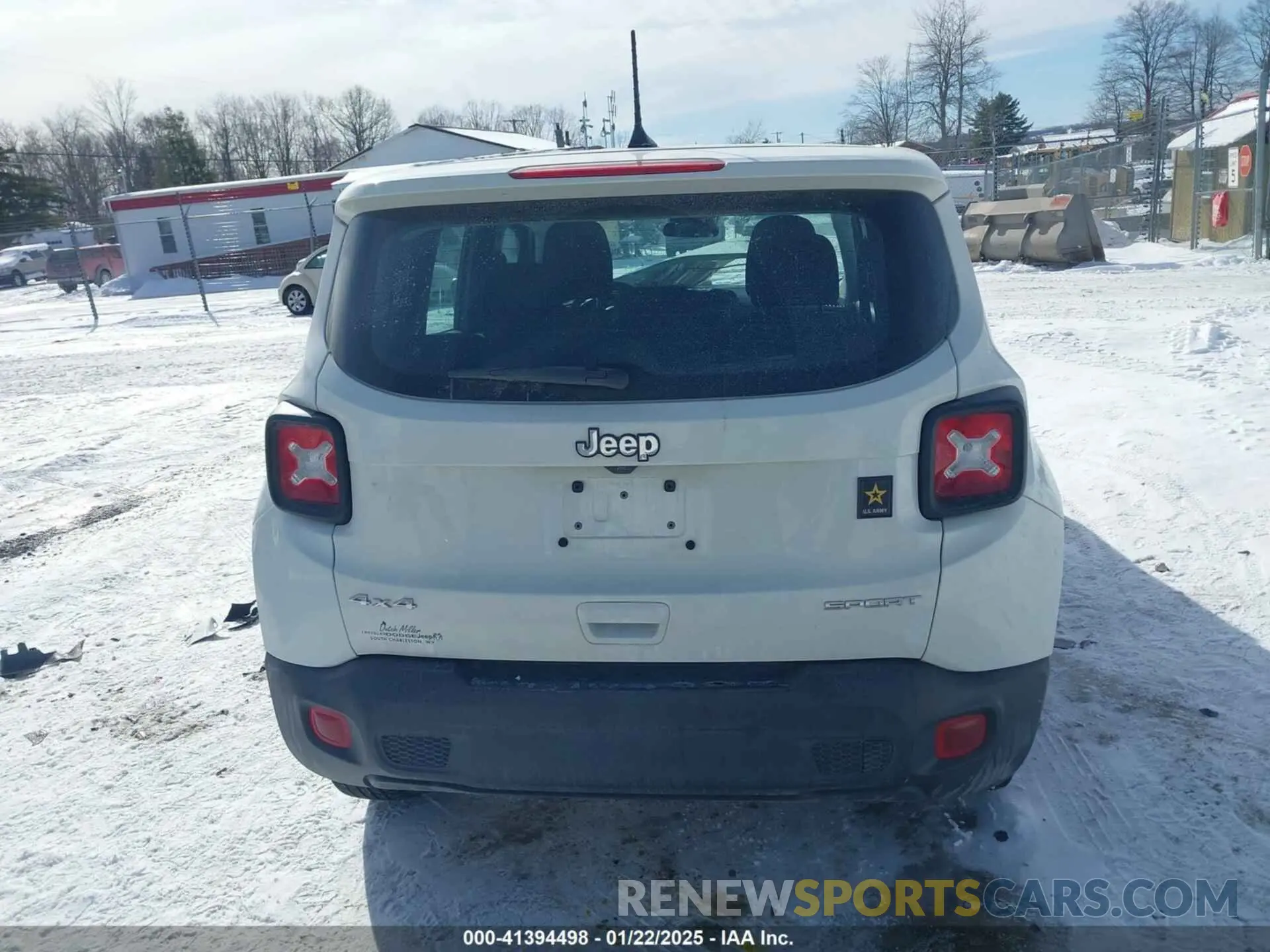 16 fotografías del automóvil dañado ZACNJDABXMPN11013 JEEP RENEGADE 2021