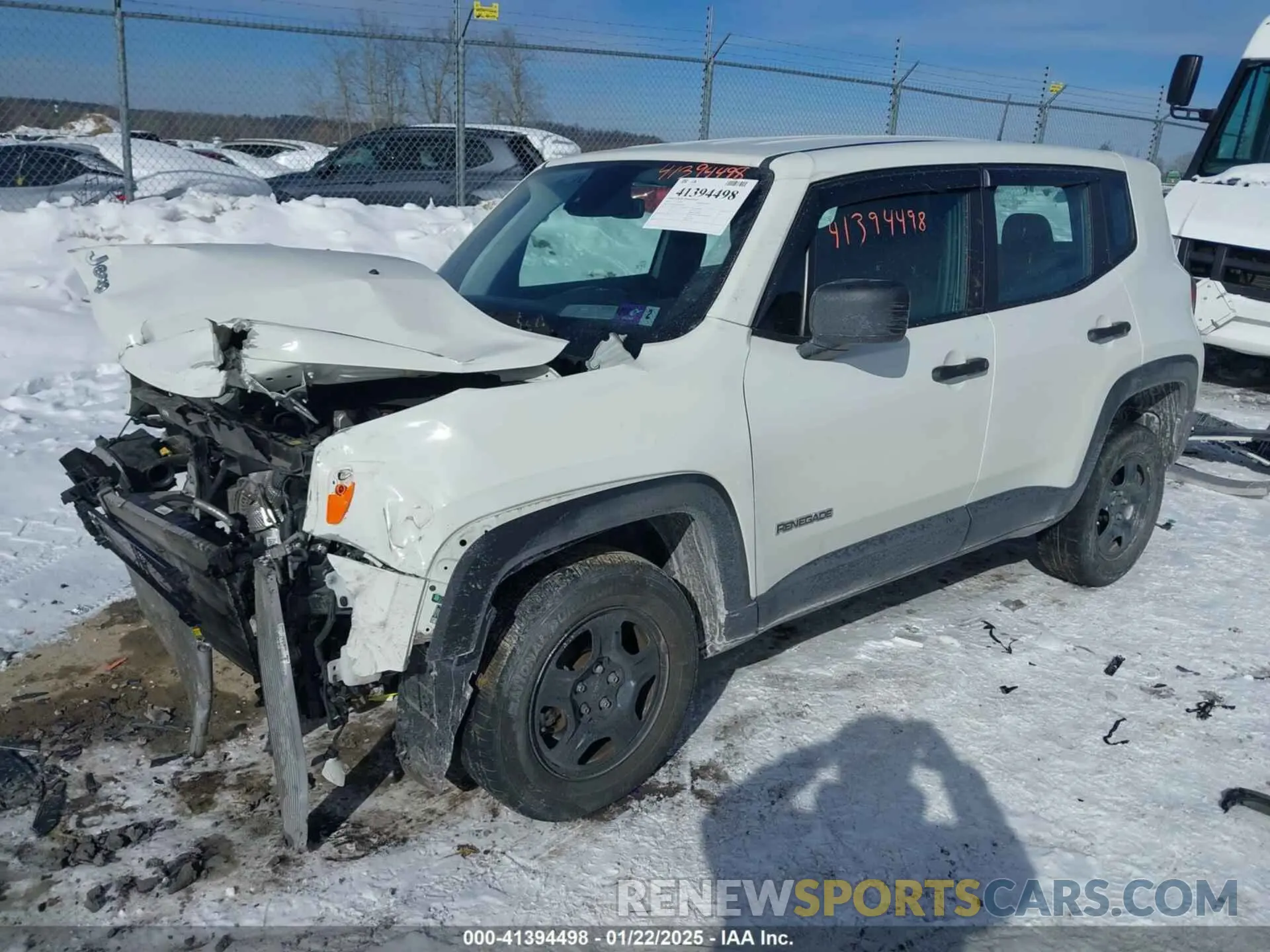2 fotografías del automóvil dañado ZACNJDABXMPN11013 JEEP RENEGADE 2021