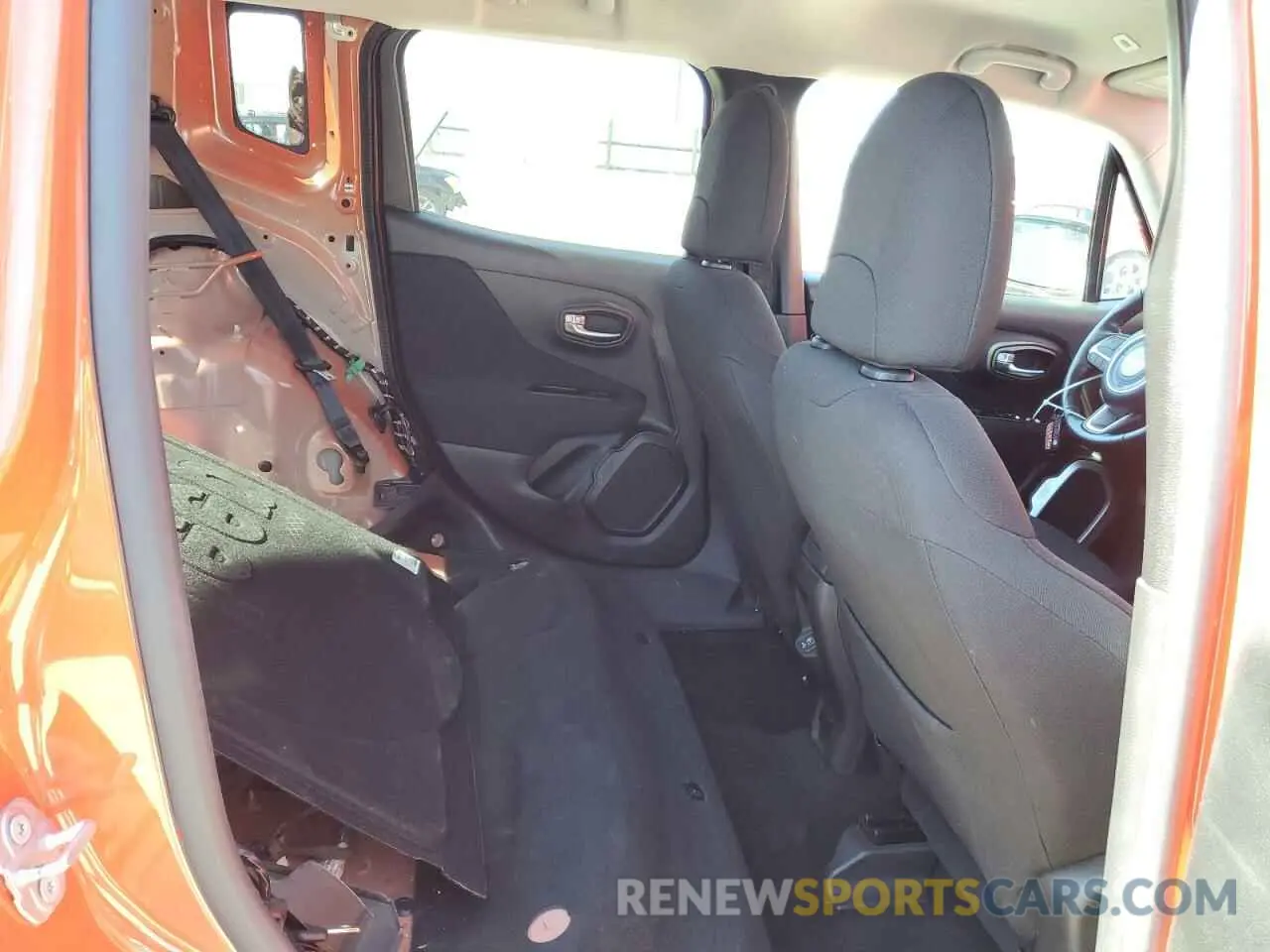 10 fotografías del automóvil dañado ZACNJDB10MPM49868 JEEP RENEGADE 2021