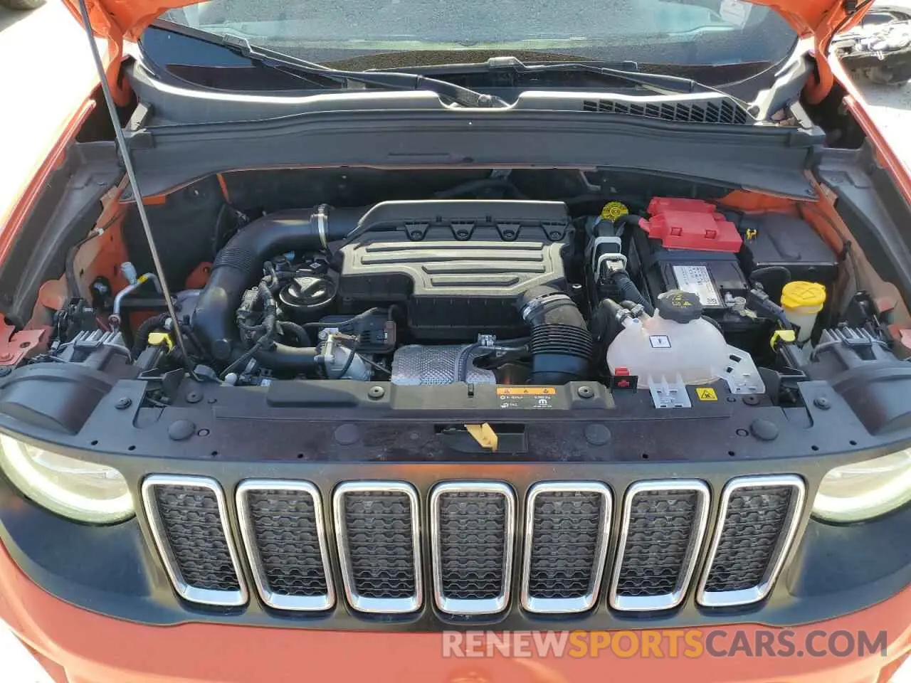 11 fotografías del automóvil dañado ZACNJDB10MPM49868 JEEP RENEGADE 2021