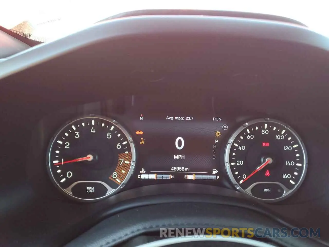 9 fotografías del automóvil dañado ZACNJDB10MPM49868 JEEP RENEGADE 2021