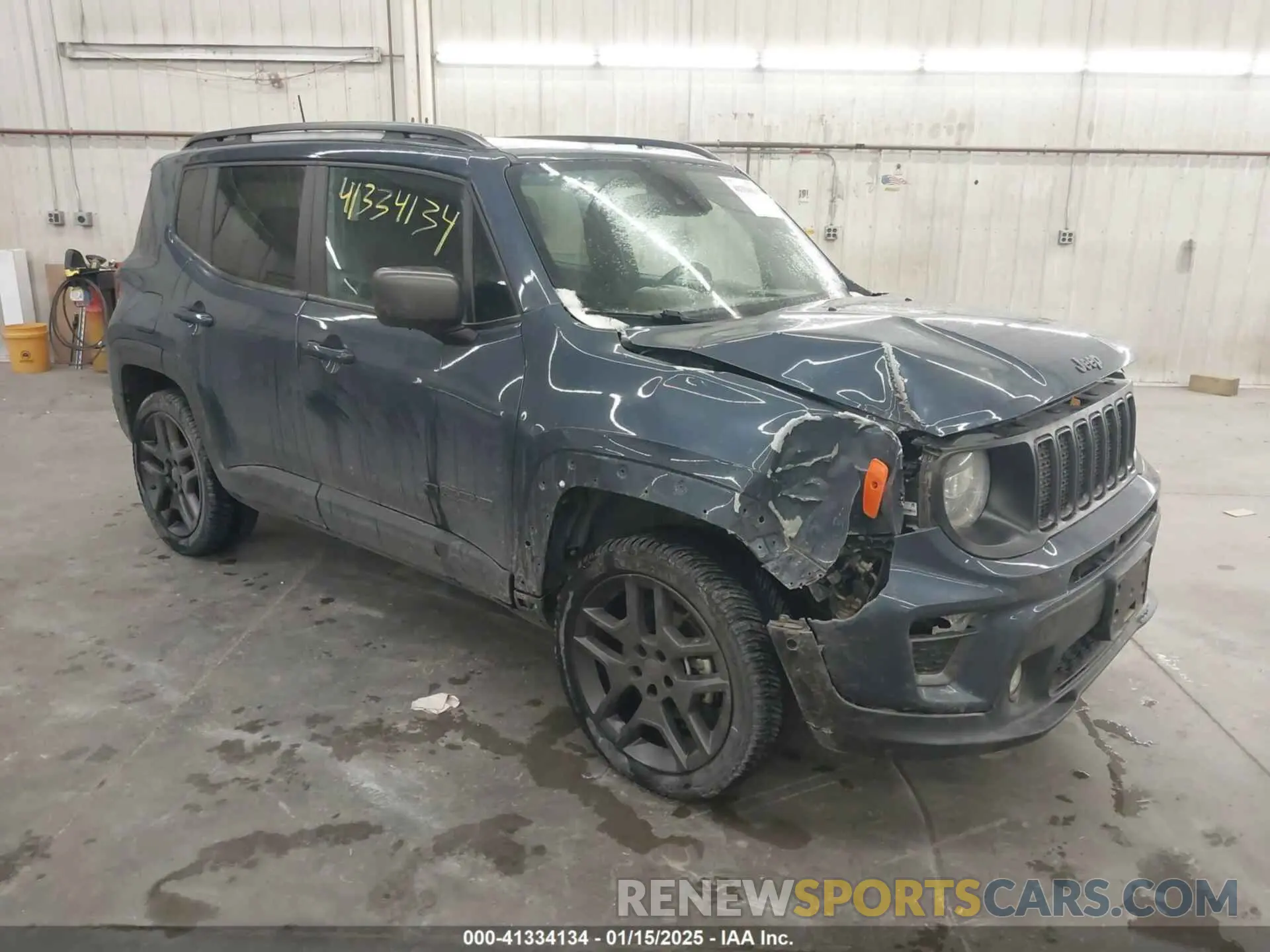 1 fotografías del automóvil dañado ZACNJDB15MPM73647 JEEP RENEGADE 2021