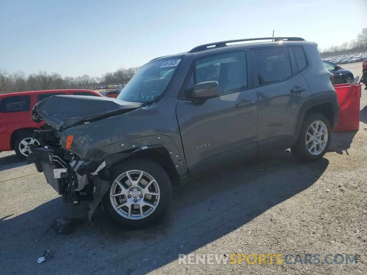1 fotografías del automóvil dañado ZACNJDB17MPN32651 JEEP RENEGADE 2021