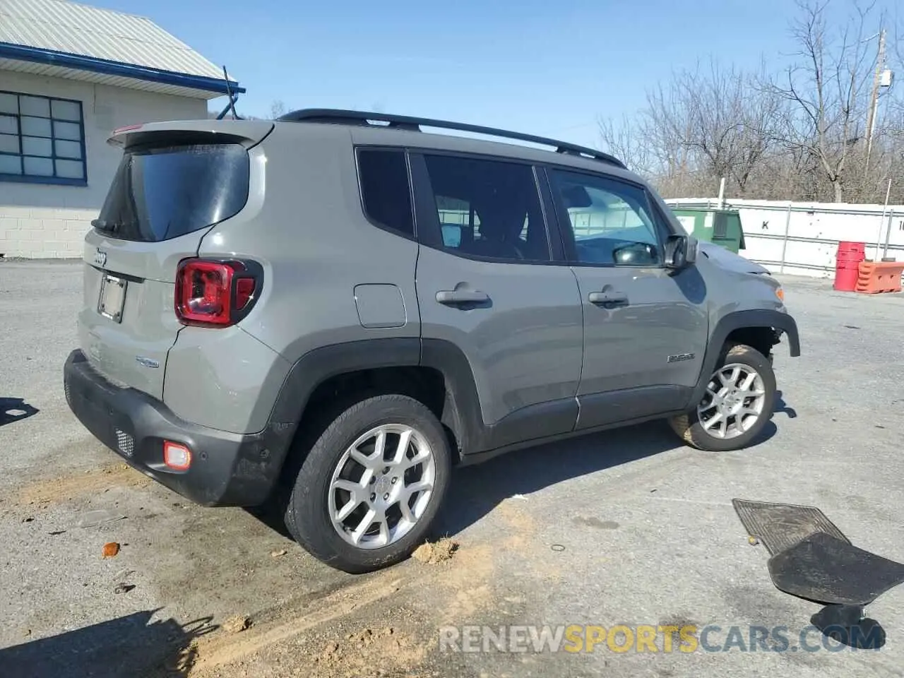 3 fotografías del automóvil dañado ZACNJDB17MPN32651 JEEP RENEGADE 2021