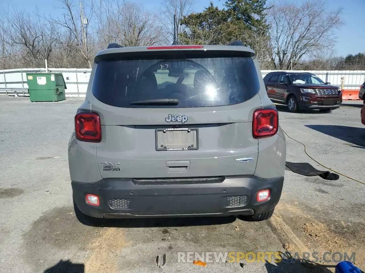 6 fotografías del automóvil dañado ZACNJDB17MPN32651 JEEP RENEGADE 2021