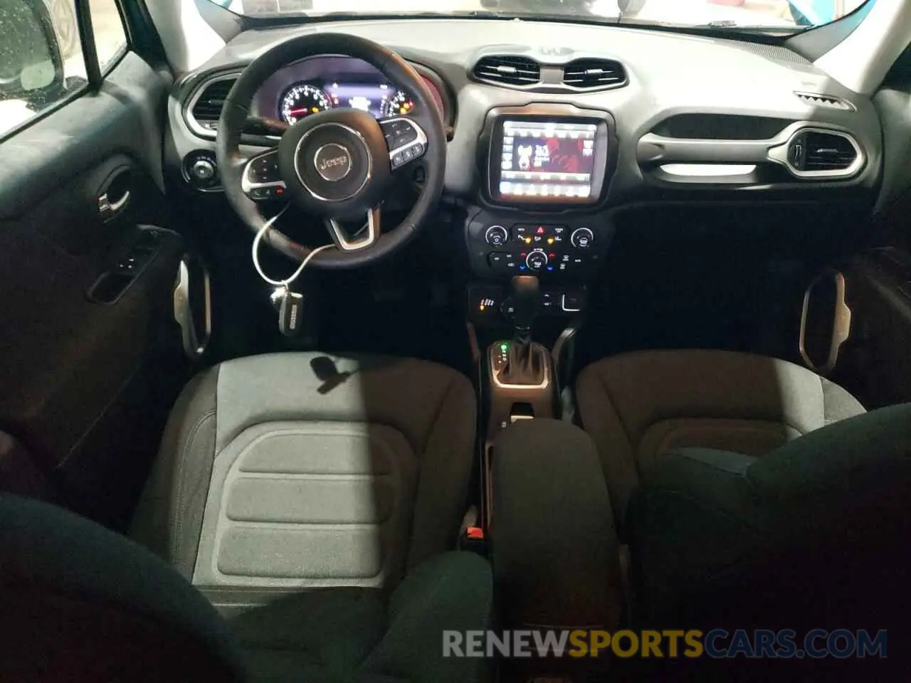 8 fotografías del automóvil dañado ZACNJDB1XMPN33454 JEEP RENEGADE 2021