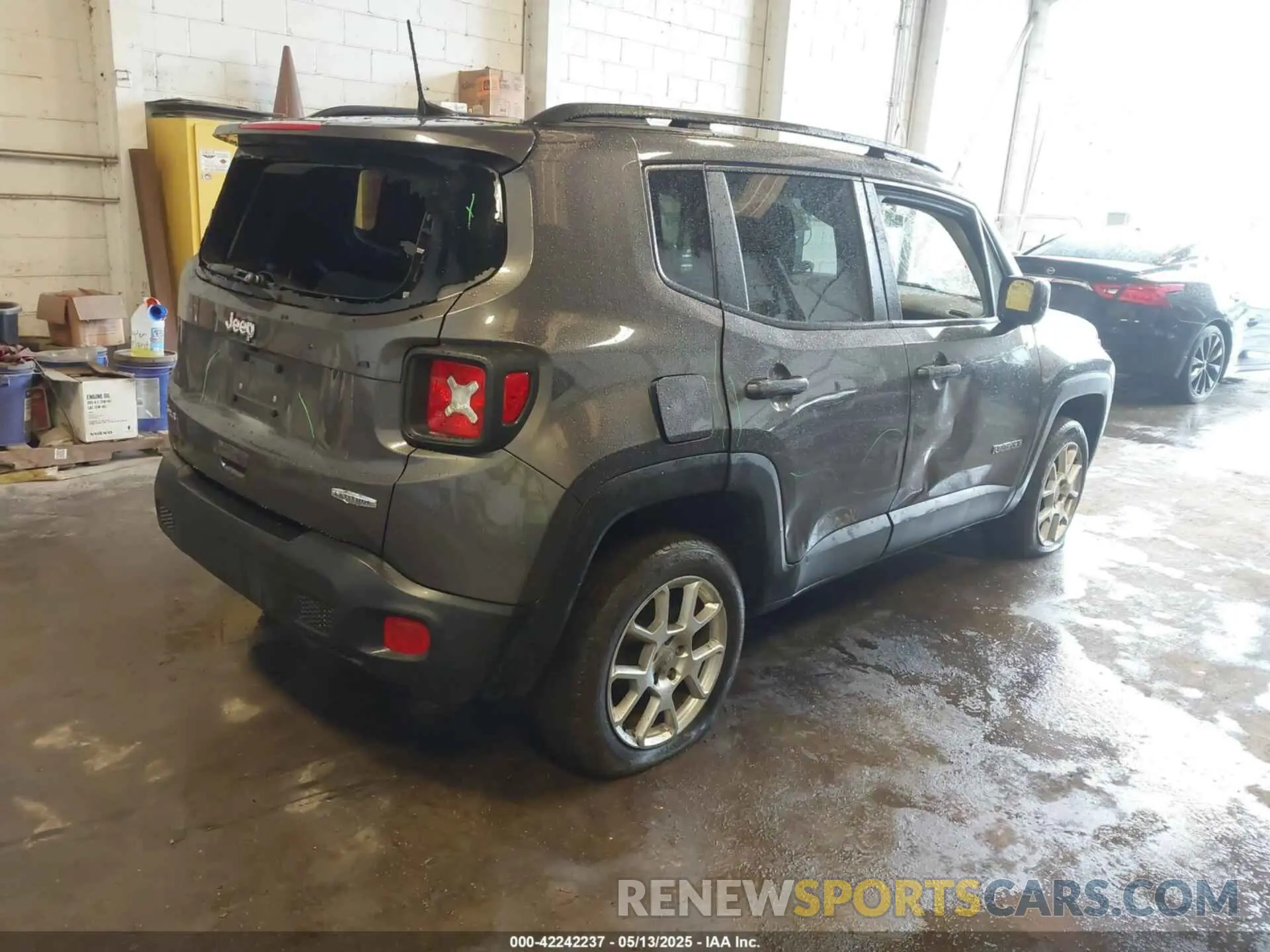4 fotografías del automóvil dañado ZACNJDBB0MPM28530 JEEP RENEGADE 2021