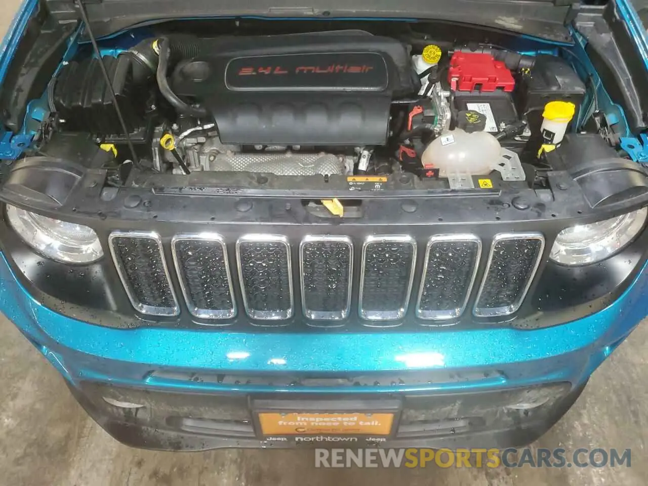 12 fotografías del automóvil dañado ZACNJDBB0MPM33131 JEEP RENEGADE 2021